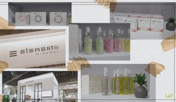 Elemento Mineral Lança Argilas e Produtos para Beleza Natural com efeito Terapêutico.